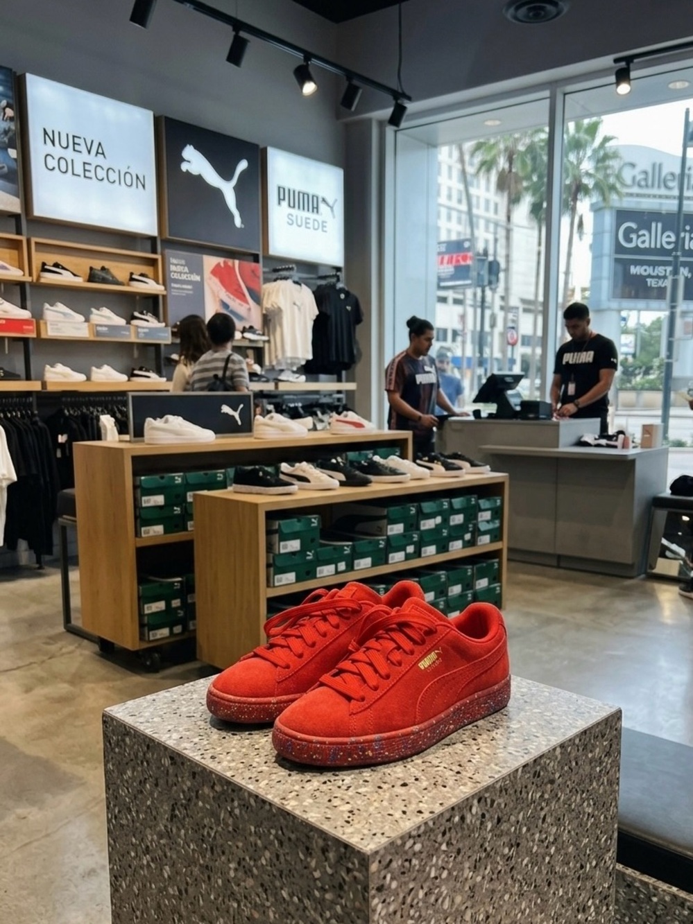 Puma Suede Men's Sneakers in Red